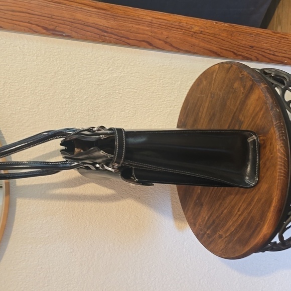 McKlein Premium Leather Briefcase Black/ Silver Business Career OFFICE New! Lrg - Picture 5 of 12